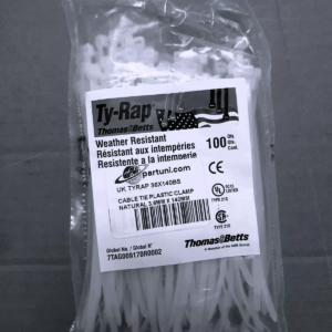 100x TYRAP 36X140BS CABLE TIE PLASTIC CLAMP NATURAL 3.6MMX140MM